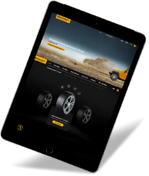 Continental Tyres Website